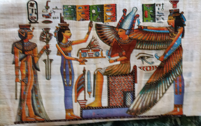 Bild 27 x 19 cm hoch Papyrus Druck
